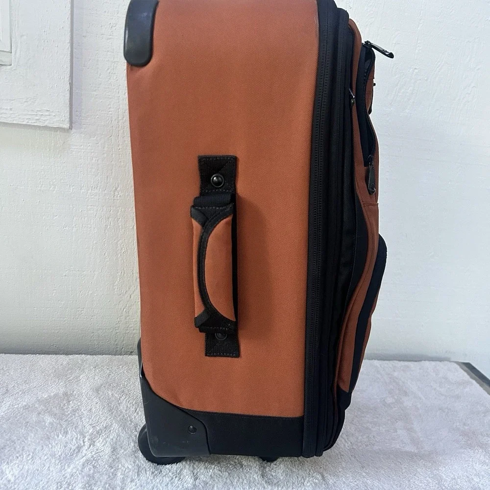 Rick Steves 22-Inch Two-Wheel Expandable Rolling Carry-On Orange
